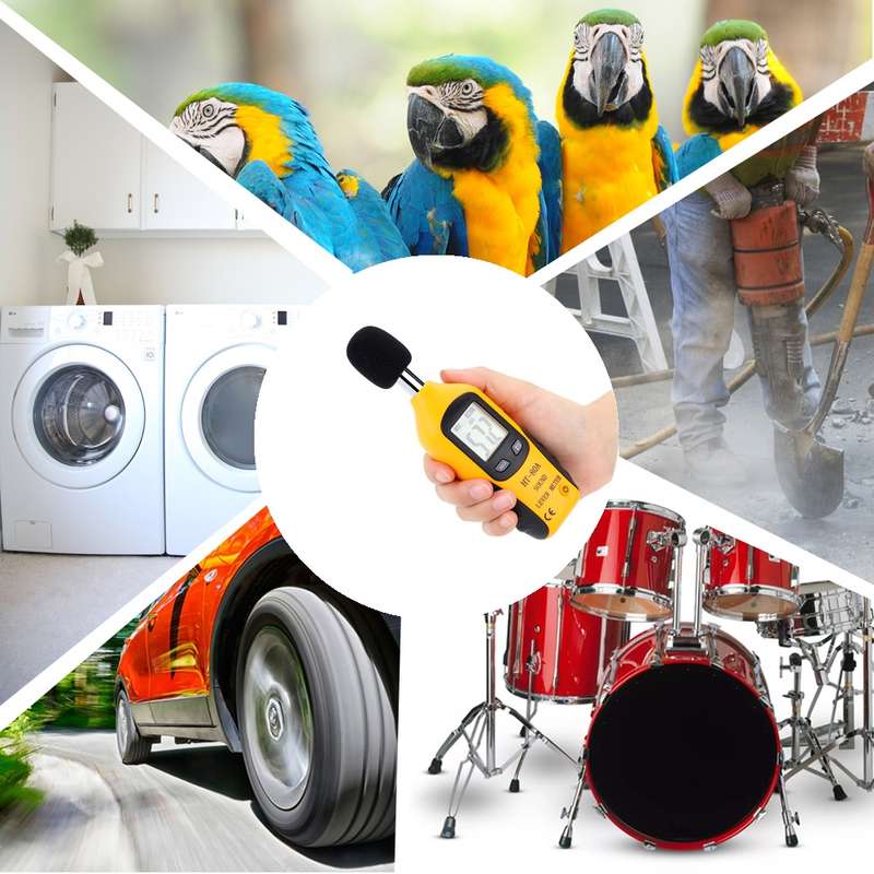 HT-80A Small LCD Digital Display Noise Tester Portable Precision Noise Meter