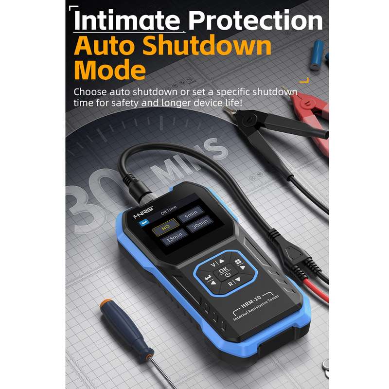 FNIRSI 18650 Lithium Battery Internal Resistance Voltage Measuring Instrument(HRM-10)