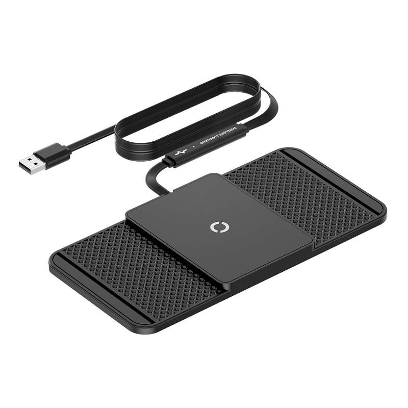 Avoid Camera Universal Car Wireless Charger Anti-slip Mat(USB Interface 0.3m)