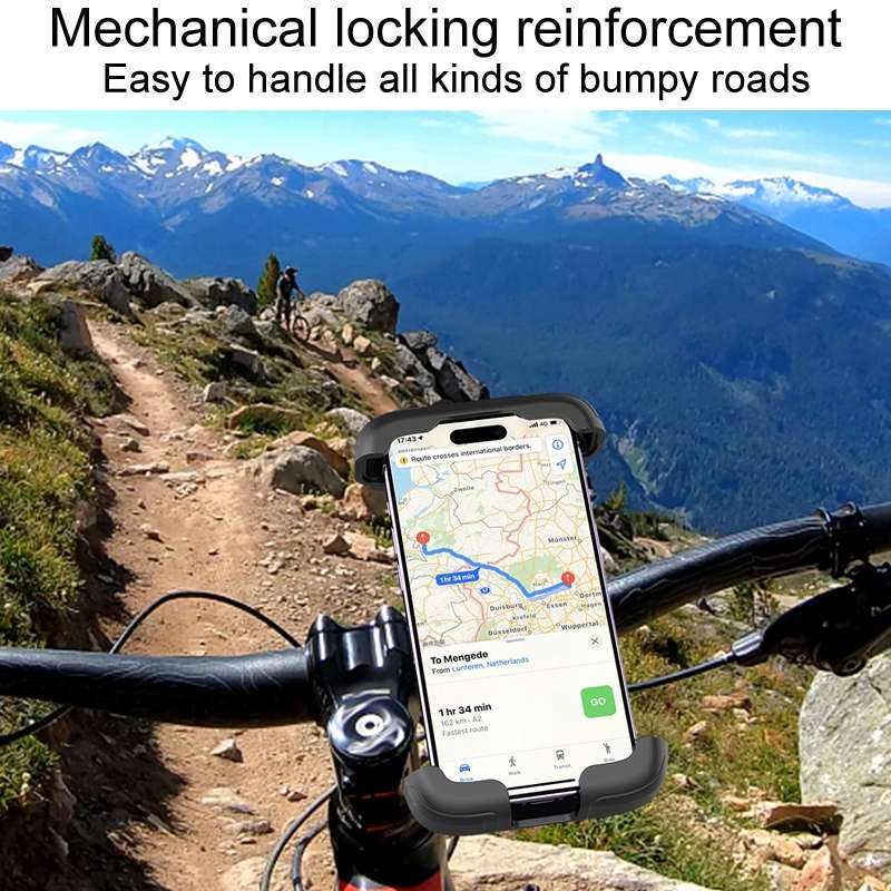 YYS-610 Upper And Lower Linkage Motorcycle Mountain Bike Riding Navigation Bracket