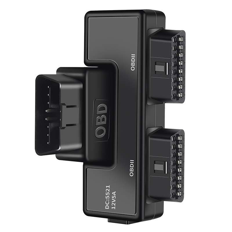 H015 OBD2 Automotive Universal 16Pin 1 To 2 Adapter