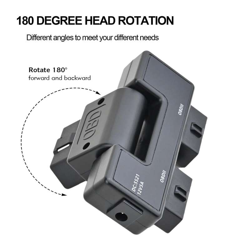 H015 OBD2 Automotive Universal 16Pin 1 To 2 Adapter