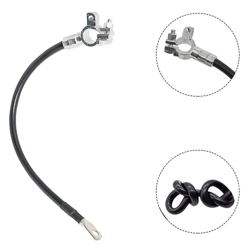 2AWG Automotive Replacement Negative Battery Cable Electrical Connection Accessories