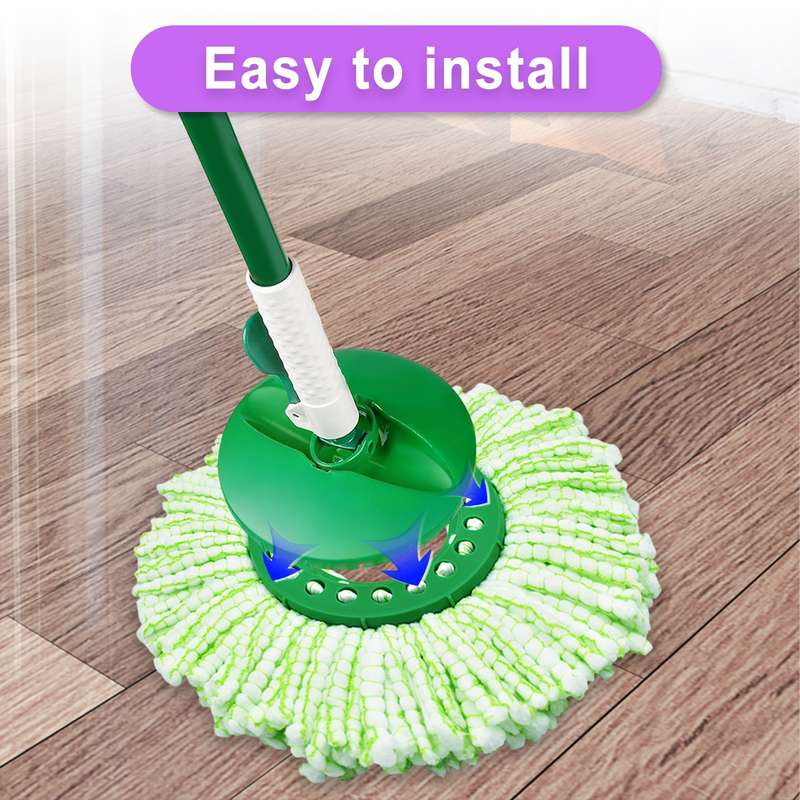 For Libman Tornado Spin Mop Microfiber Mop Pad Replacement Parts
