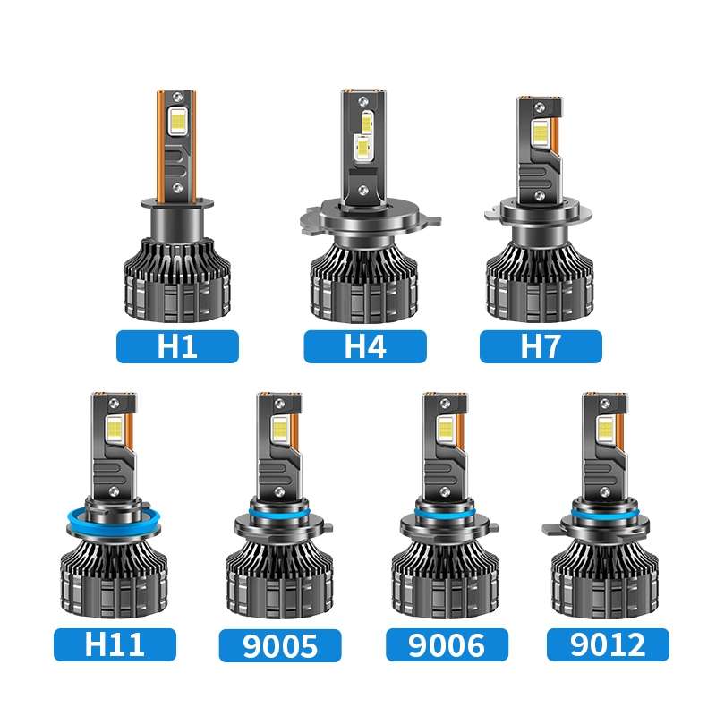 95W LED Three Copper Tube Aluminum Alloy Thick Headlight, Bulb: 9012
