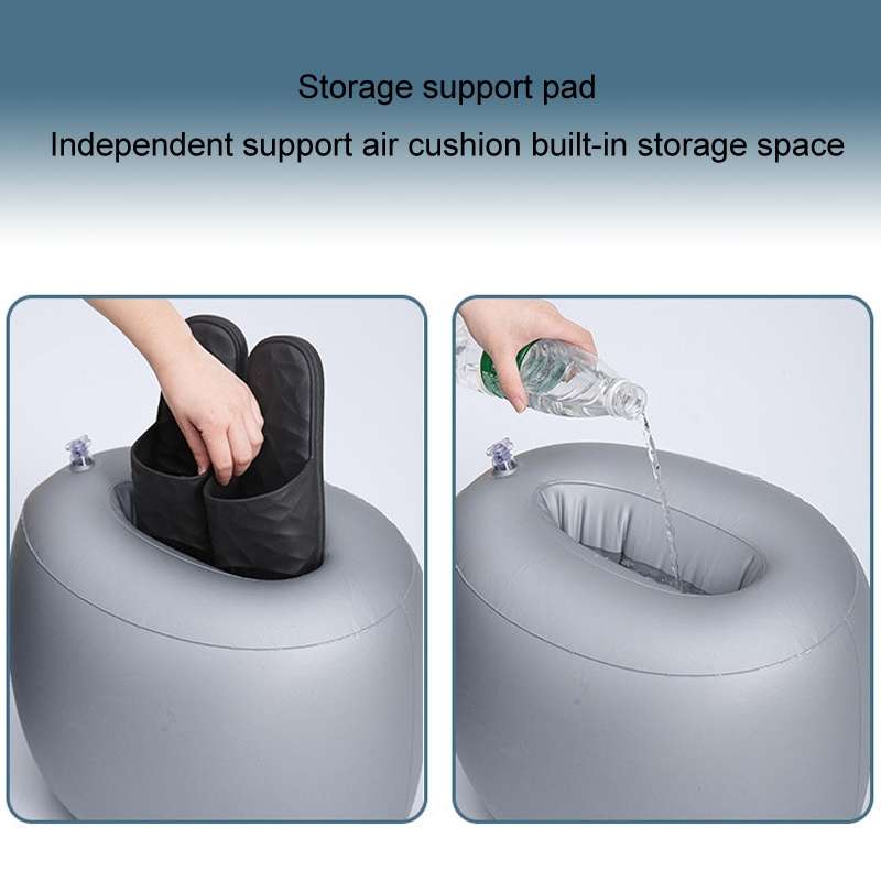 Car Inflatable Bed Multifunctional Outdoor Camping Sleeping Mat, Color: Black