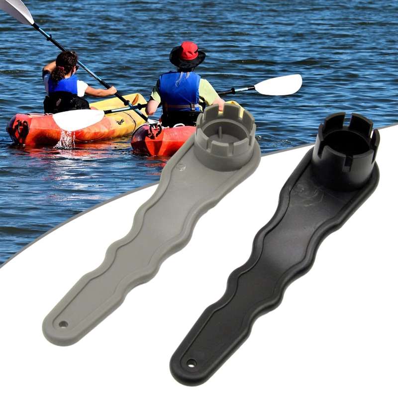 Spiral Air Valve Wrench For Inflatable Boat, Kayak, Paddle Board, Air Nozzle Tightening(Gray Eight T