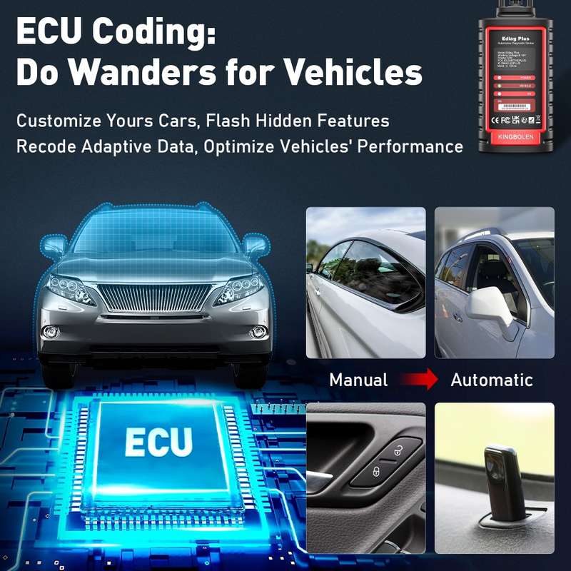 KINGBOLEN OBD2 Car Tester Diagnostics(Ediag Plus)
