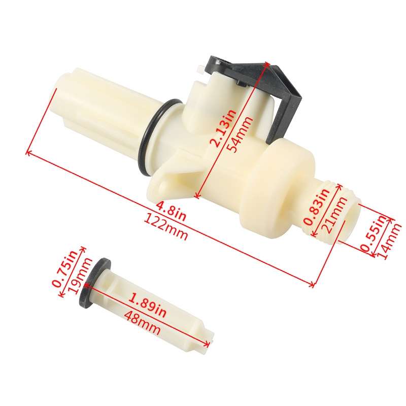 13168 RV Toilet Valve Kit For Thetford Aqua Magic IV