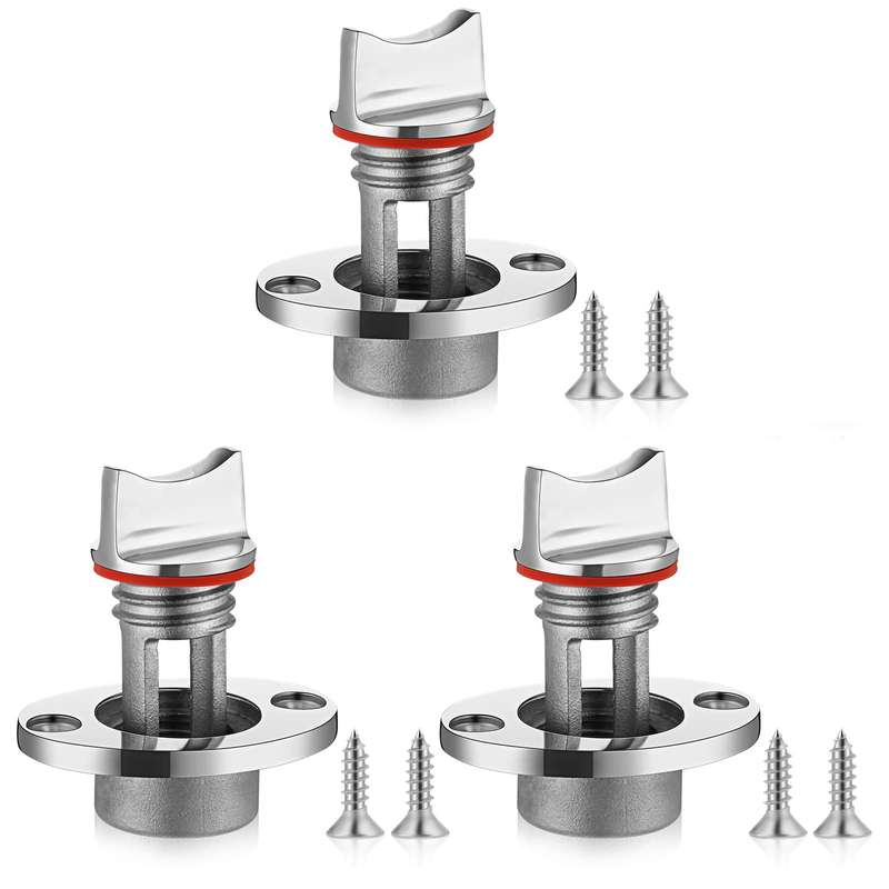Stainless Steel Water Plug For Kayak Stern Drain, Set: 1pc