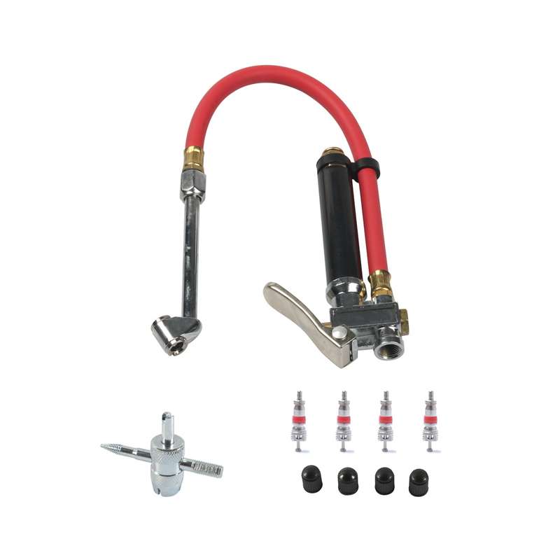 Car Tires Hand-Held Inflatable Tire Pressure Rod With Tools(A9034)