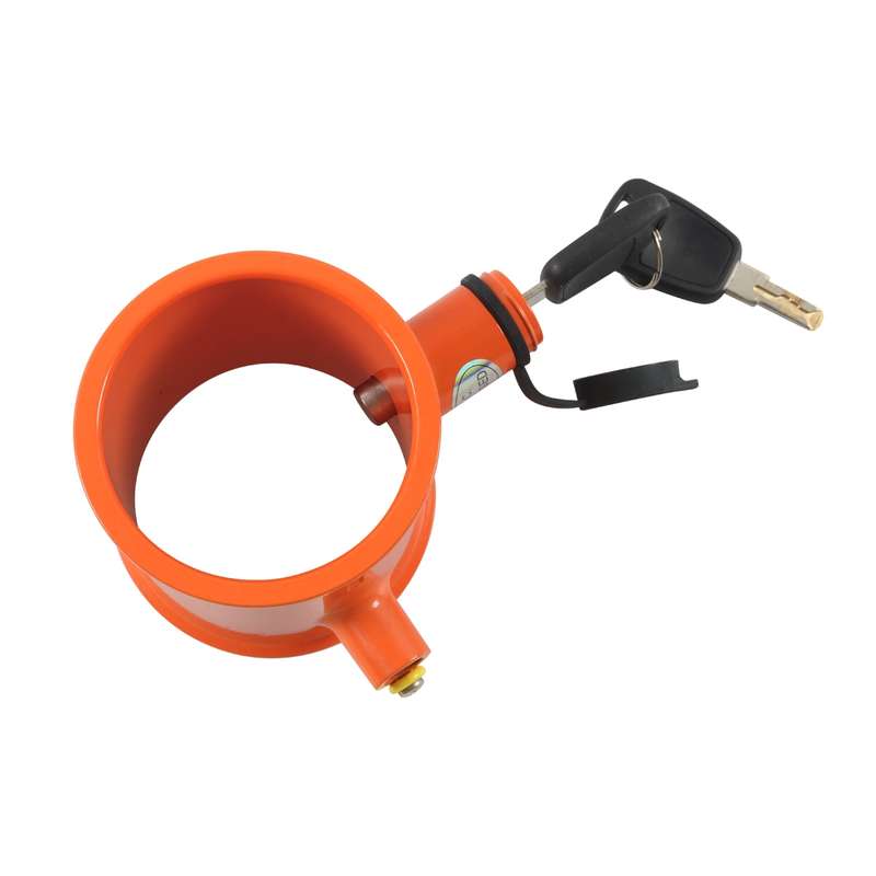 Semi-trailer RV Cylindrical Anti-theft Trailer Lock With Warning Sign