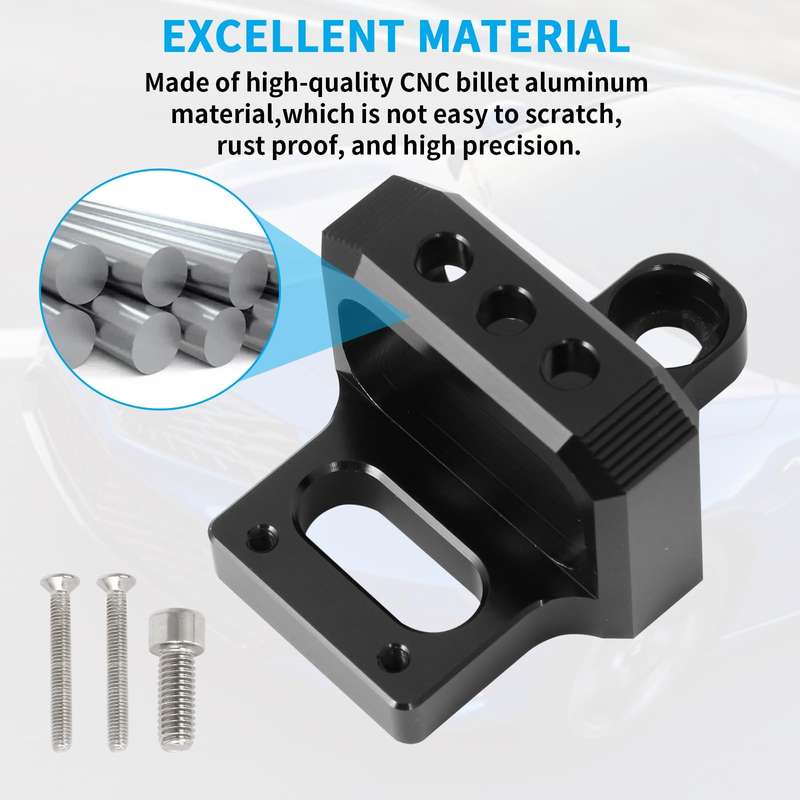 Solenoid Valve Mounting Bracket 3 Port For Mac AEM Boost Controller(Silver)
