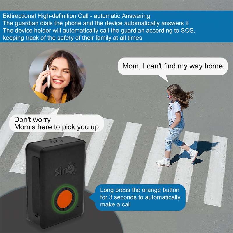 SinoTrack Car GPS Positioning Anti-Theft Device For Elderly, Children Pets, Specifications: 2G