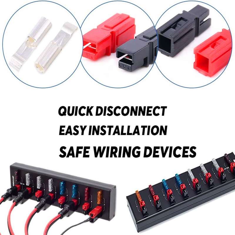 30A Battery Quick Connector Modular Quick Disconnect(10pairs /Pack)