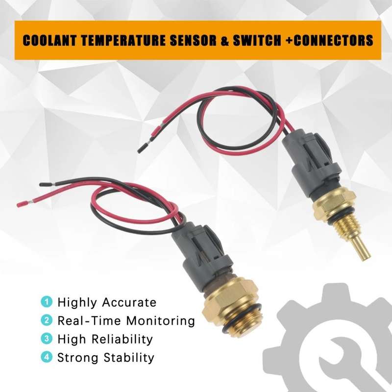 For Honda Civic Radiator Coolant Fan Switch Temperature Sensor Plus Wiring Harness(1set)