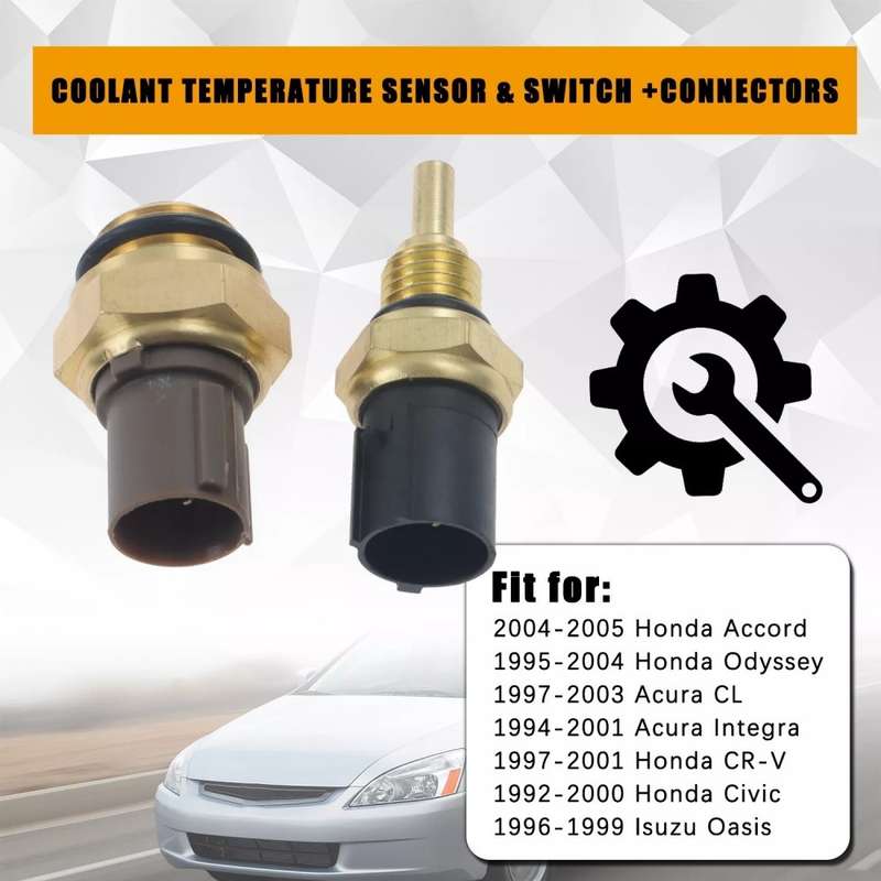 For Honda Civic Radiator Coolant Fan Switch Temperature Sensor Plus Wiring Harness(1set)