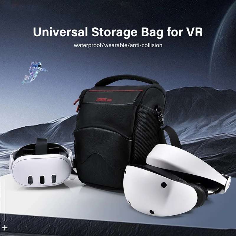 STARTRC GAMES VR Universal Storage Bag Handheld Crossbody Bag(Black)