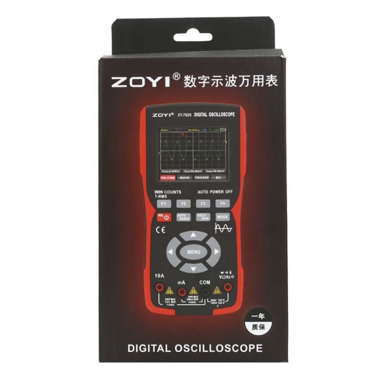ZOYI Color Screen Multifunctional Handheld Digital Oscilloscope Multimeter(English)