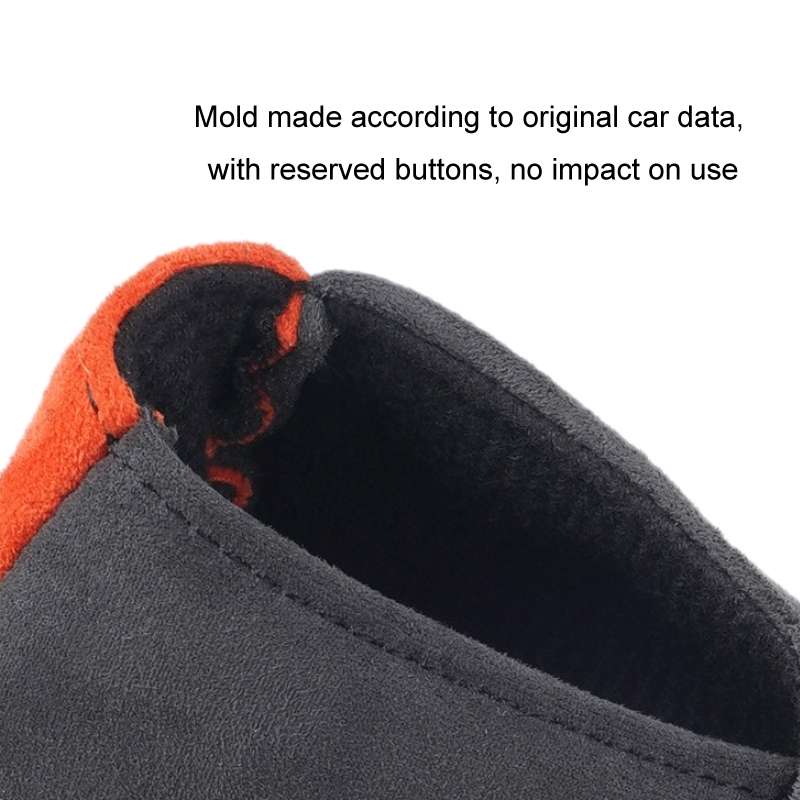 Suede Automatic Manual Gear Lever Cover(Red)