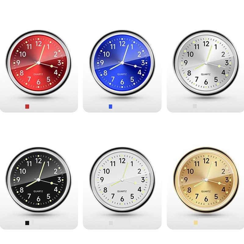Car Digital Electronic Quartz Luminous Clock, Color: White
