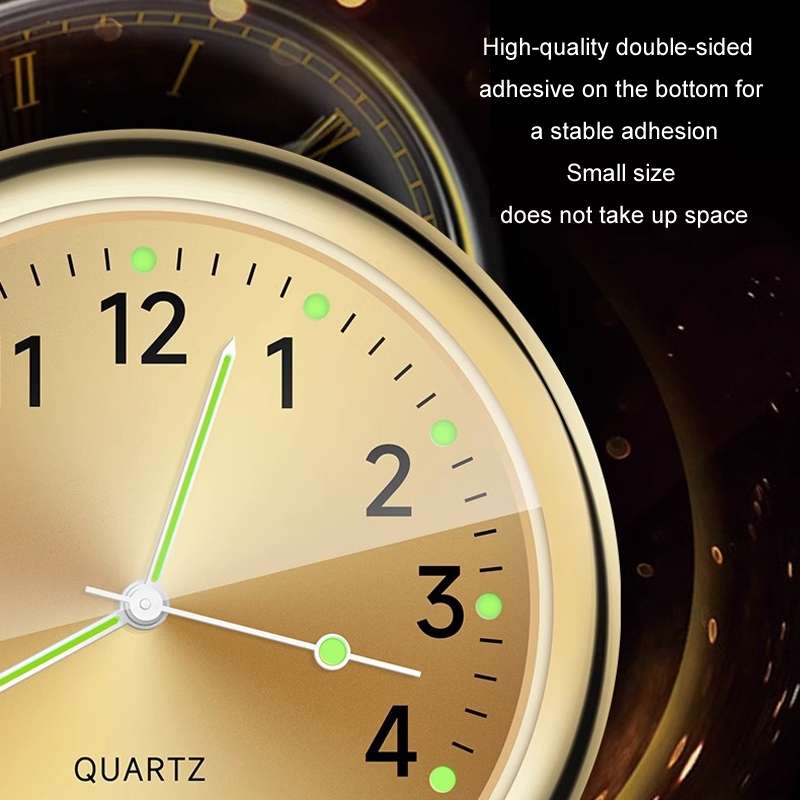 Car Digital Electronic Quartz Luminous Clock, Color: White