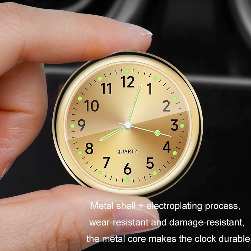 Car Digital Electronic Quartz Luminous Clock, Color: White