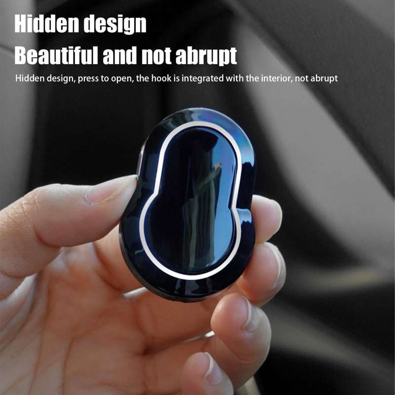 Multifunctional Car Seat Back Sundries Hook, Color: Electroplated Black