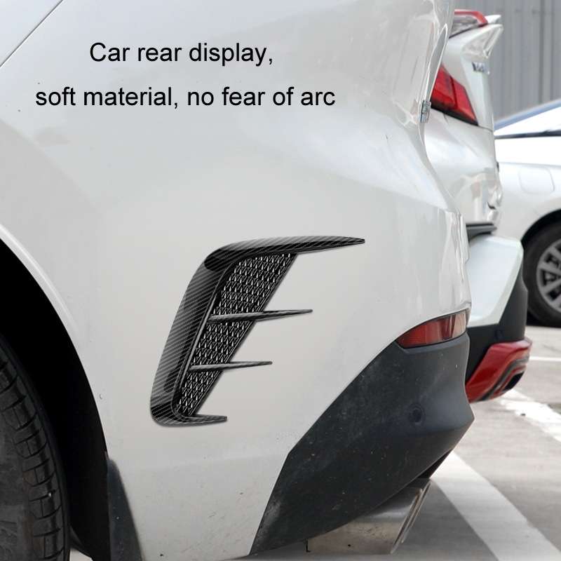 Universal Car Fender Soft Glue Decorative Car Stickers, Color: Carbon Fiber