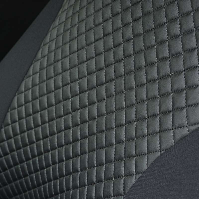 Car Leather Stitching One-piece Front Seat Cover(132x56cm)