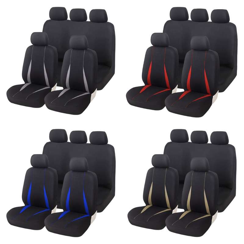 Cars All Seasons Universal All-Inclusive Fabric Seat Cover(33055 Blue)