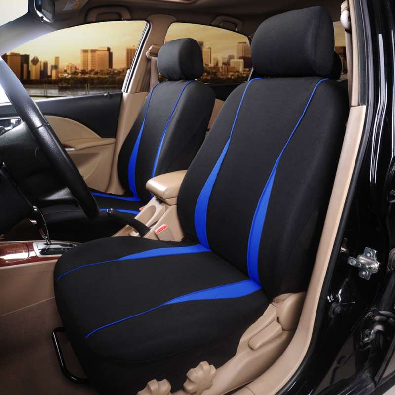 Cars All Seasons Universal All-Inclusive Fabric Seat Cover(33055 Blue)