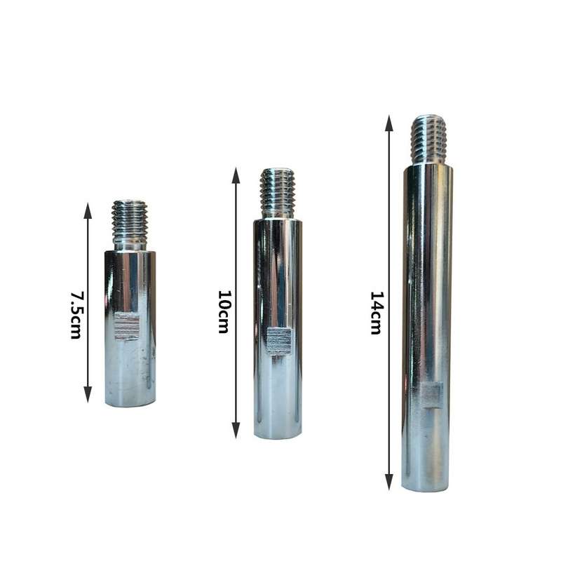 M14 Wire Polisher Extension Rod Conversion Concentric Shaft Set(Extension Rod + 1/2/3 Inch Plate)