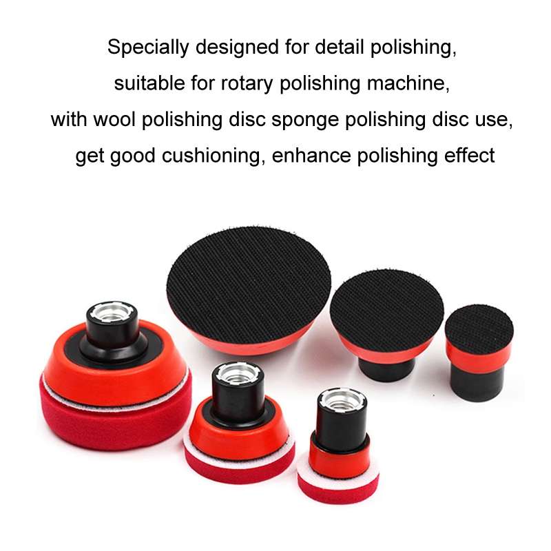 M14 Wire Polisher Extension Rod Conversion Concentric Shaft Set(Extension Rod + 1/2/3 Inch Plate)