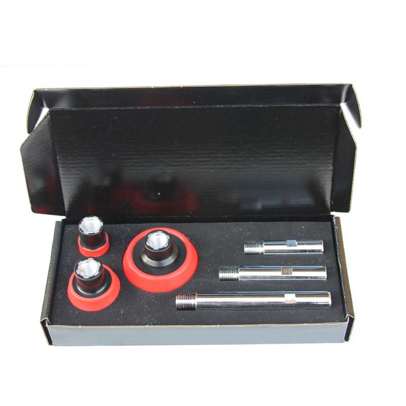 M14 Wire Polisher Extension Rod Conversion Concentric Shaft Set(Extension Rod + 1/2/3 Inch Plate)