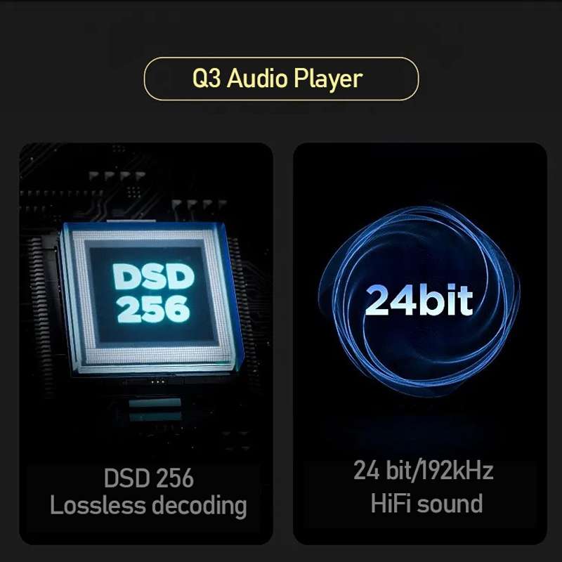 HiFi Lossless Music Player Mastering DSD256 Hard Decoding MP3, Memory: 32GB(Gray)