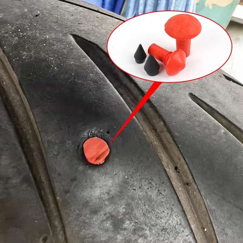 90pairs /Pack L Motorcycle Electric Vehicle Tire Repair Rubber Mushroom Nail Tire Repair Tools
