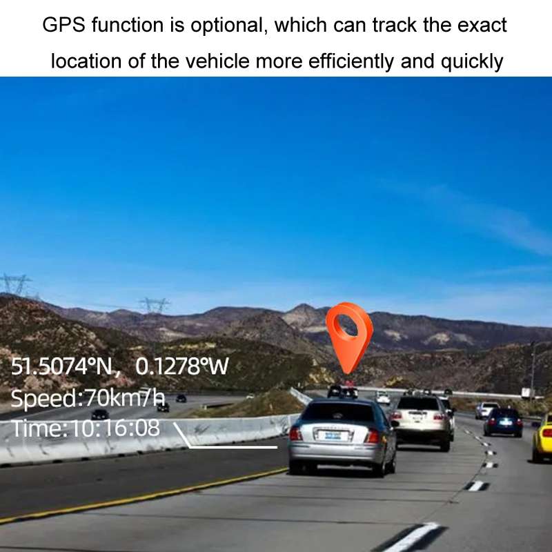 Car HD WIFI Interconnected Triple Camera Driving Recorder, Specification: With GPS
