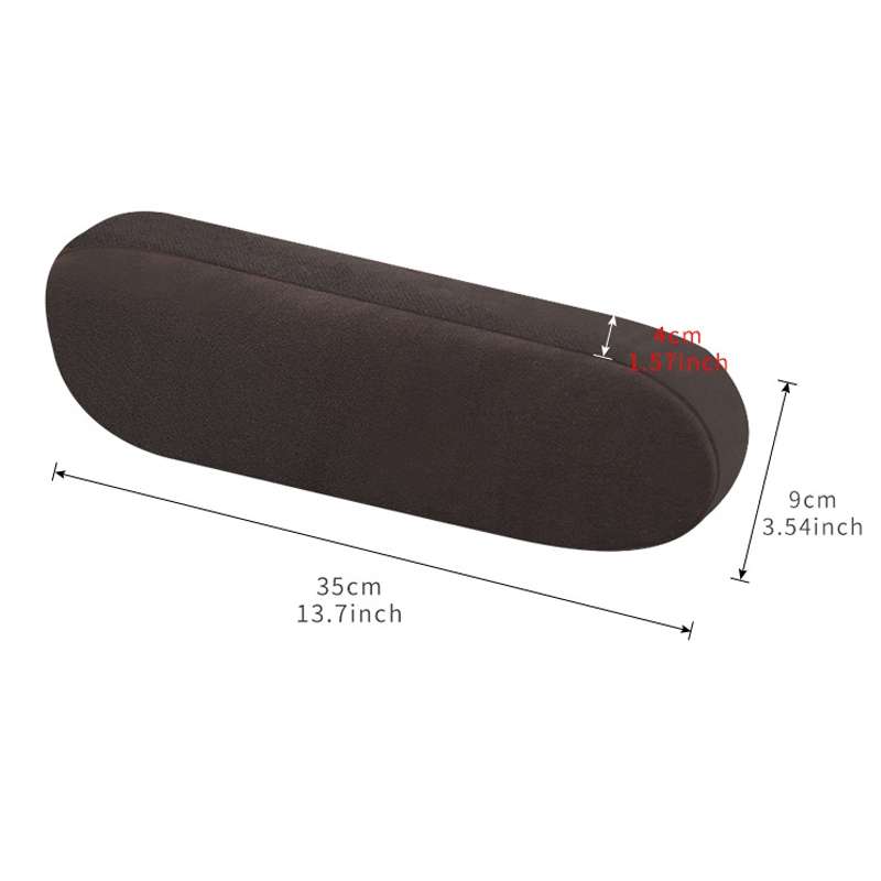 Car Front Seat Universal Armrest Cover(Brown)