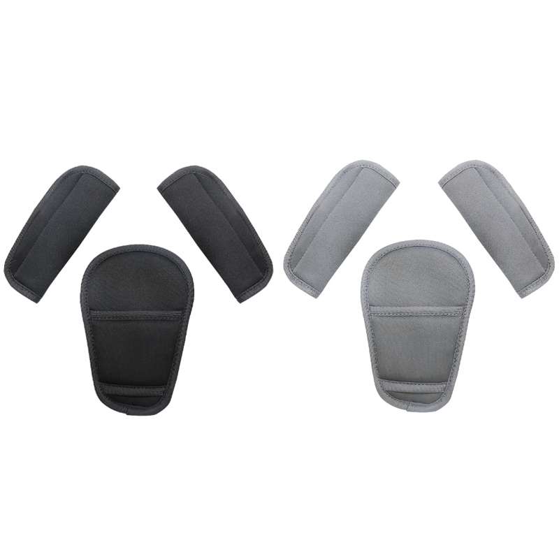 Car Child Safty Seat Belt Protective Cover, Size: 18x12cm(Gray)