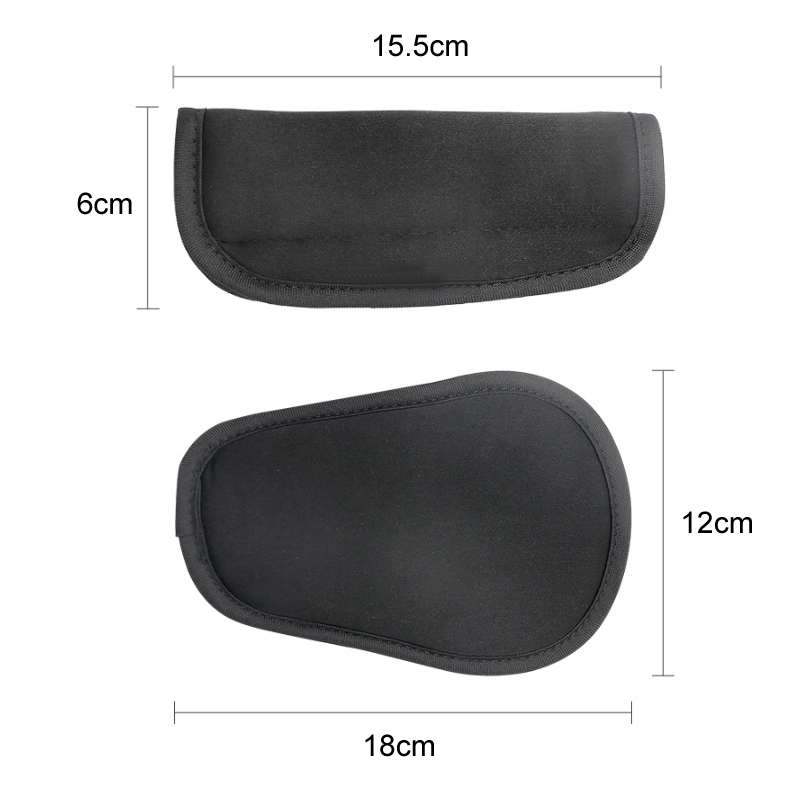 Car Child Safty Seat Belt Protective Cover, Size: 18x12cm(Gray)
