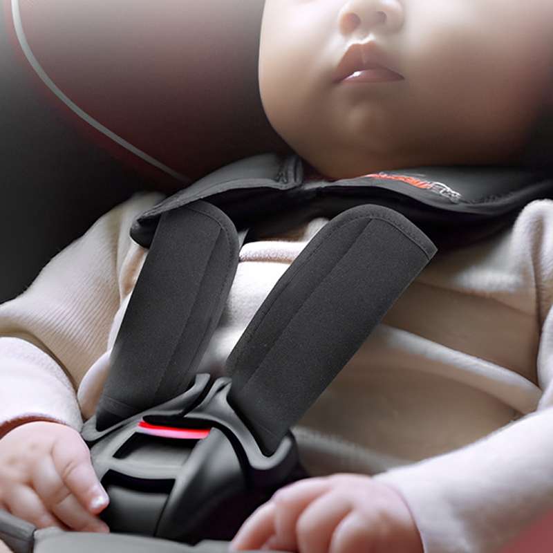 Car Child Safty Seat Belt Protective Cover, Size: 18x12cm(Gray)