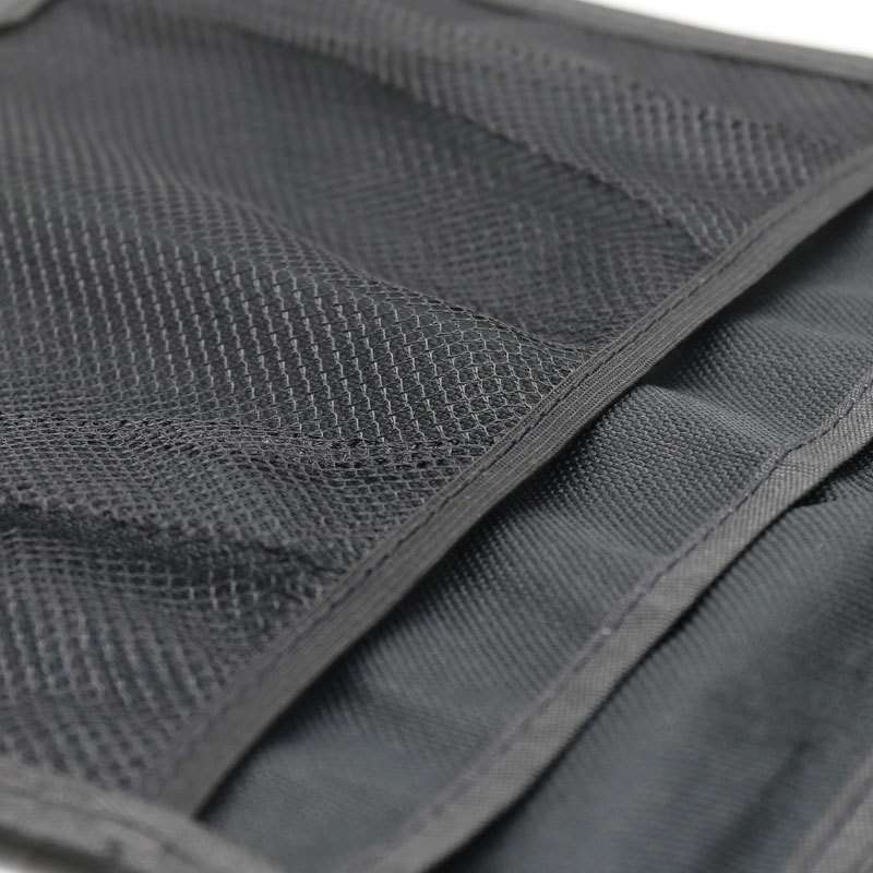 Car Seat Back Storage Hanging Bag Tablet Net Bag(Black)