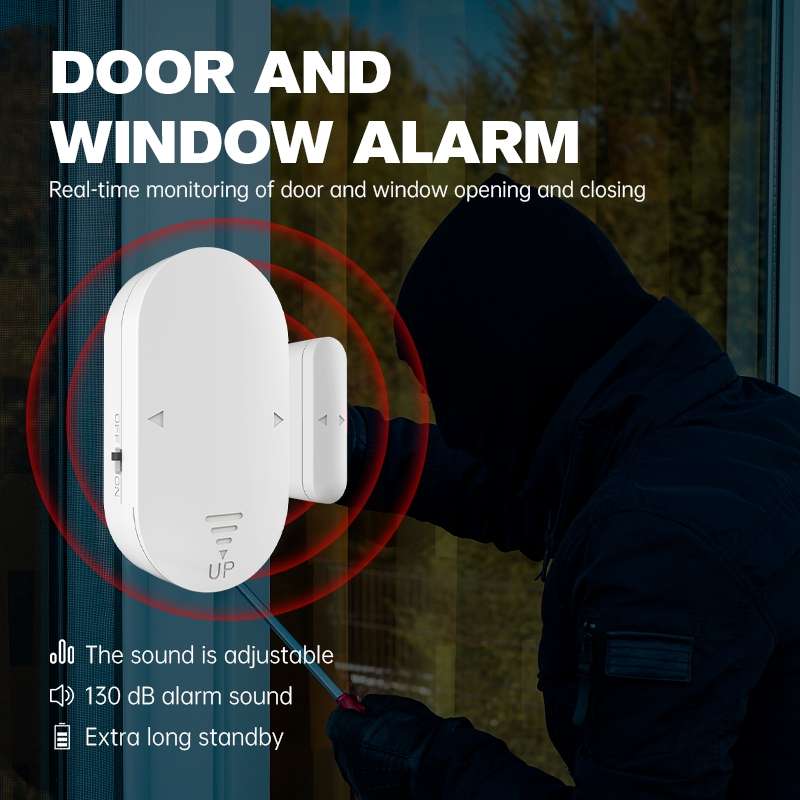 Multifunctional High-decibel Anti-theft Door Window Alarm For Home(English)