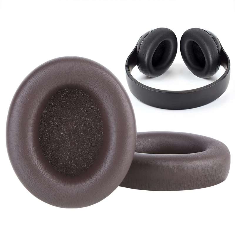 1pair For Beats Studio Pro Headphone Leather Sponge Cover Earmuffs(Black)
