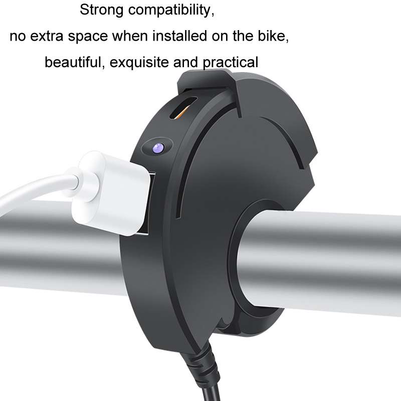 Leading Motorcycle USB Charger Waterproof SAE Interface, Specifications: Blue Single Light