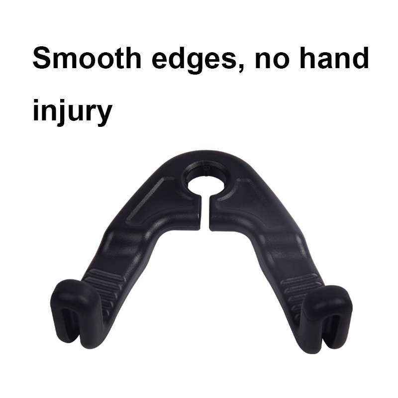 1pair Hidden Car Headrest Storage Hooks Car Seat Hook(Beige)