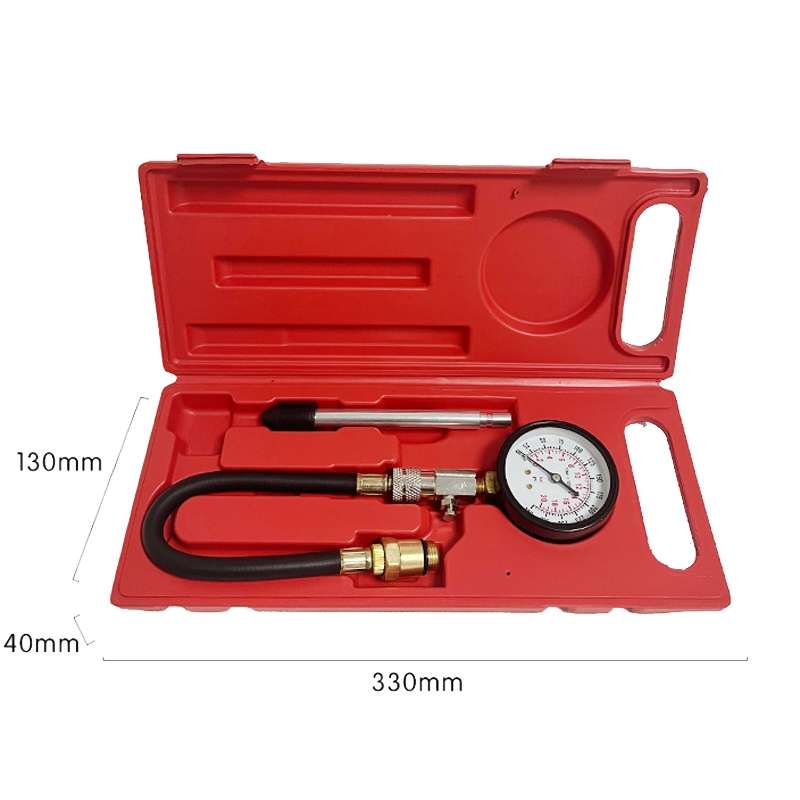 2pcs / Set G324 Motorcycle And Vehicle Cylinder Pressure Inspection Gauge Cylinder Pressure Test Too