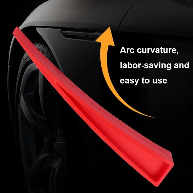 2pcs Car Dent Repair Tool Door Support Clip Door Bump Leveling Screwdriver, Color: Red