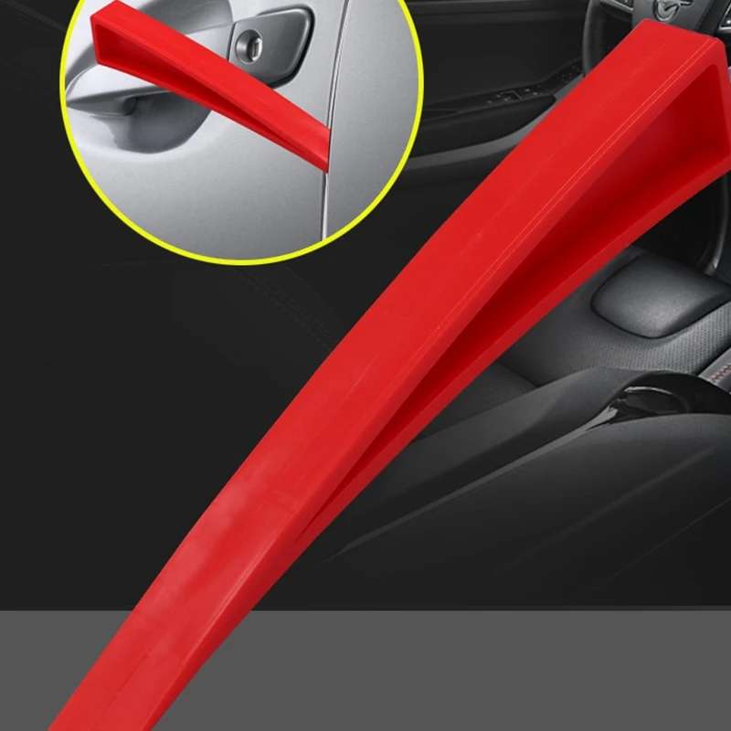 2pcs Car Dent Repair Tool Door Support Clip Door Bump Leveling Screwdriver, Color: Red